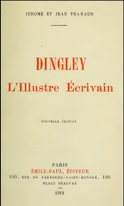 Dingley, l'Illustre écrivain