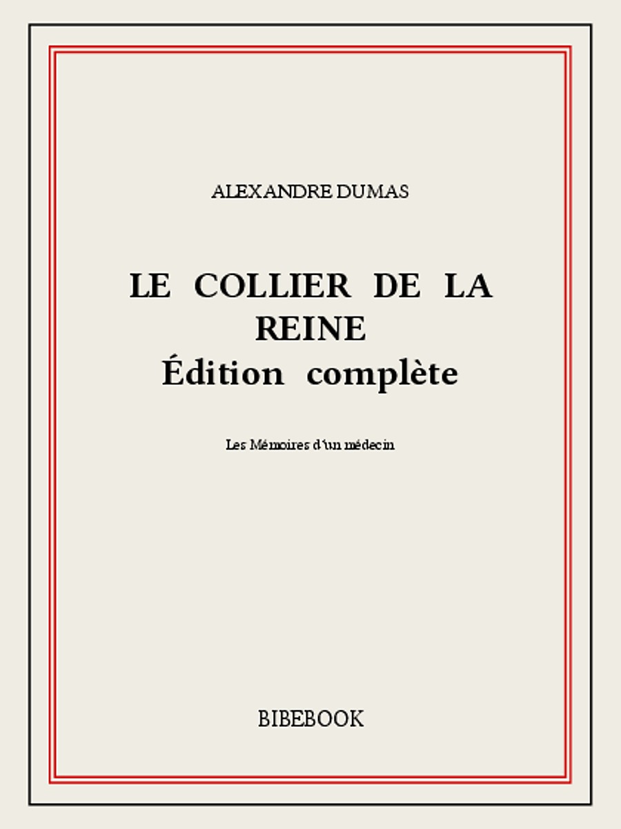 Le collier de la reine