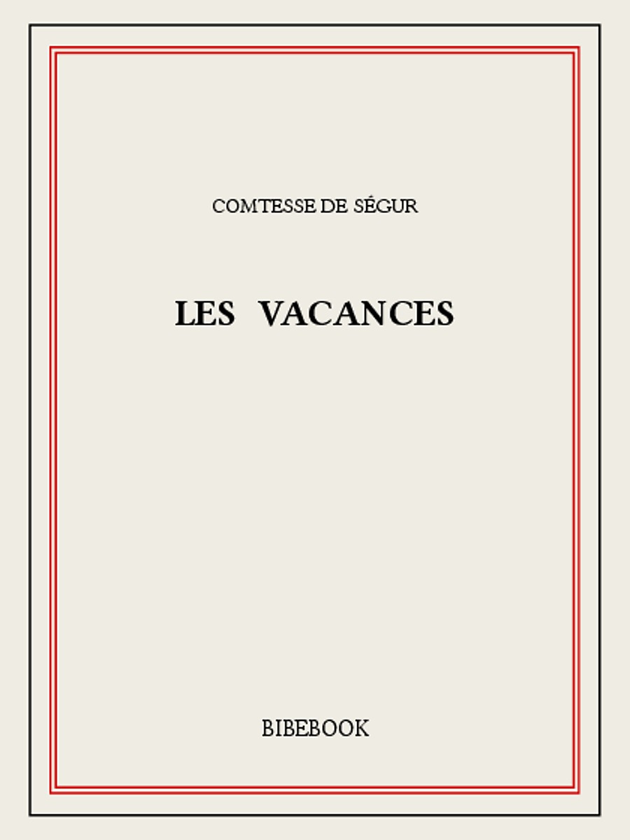 Les vacances