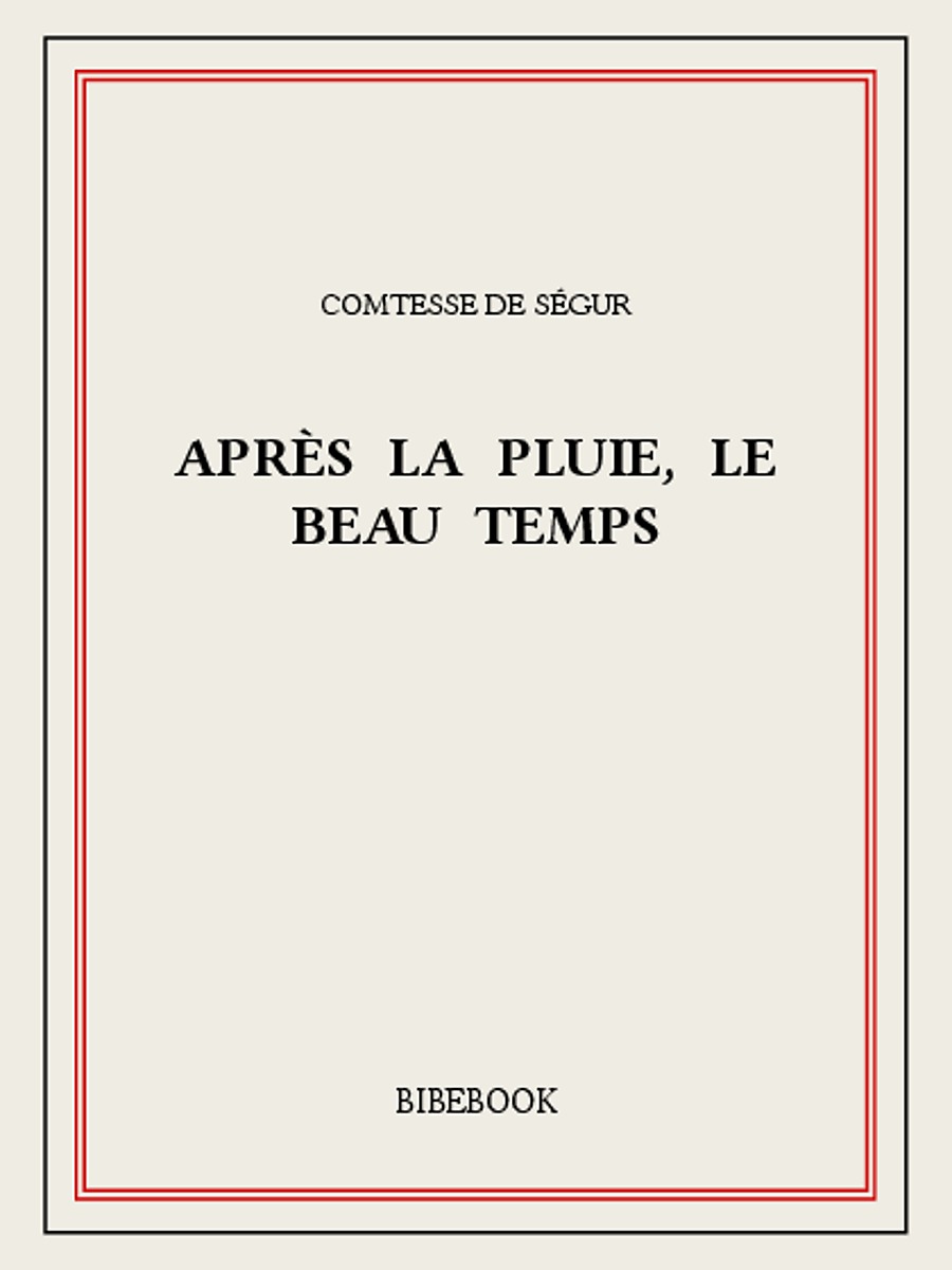 Après la pluie, le beau temps