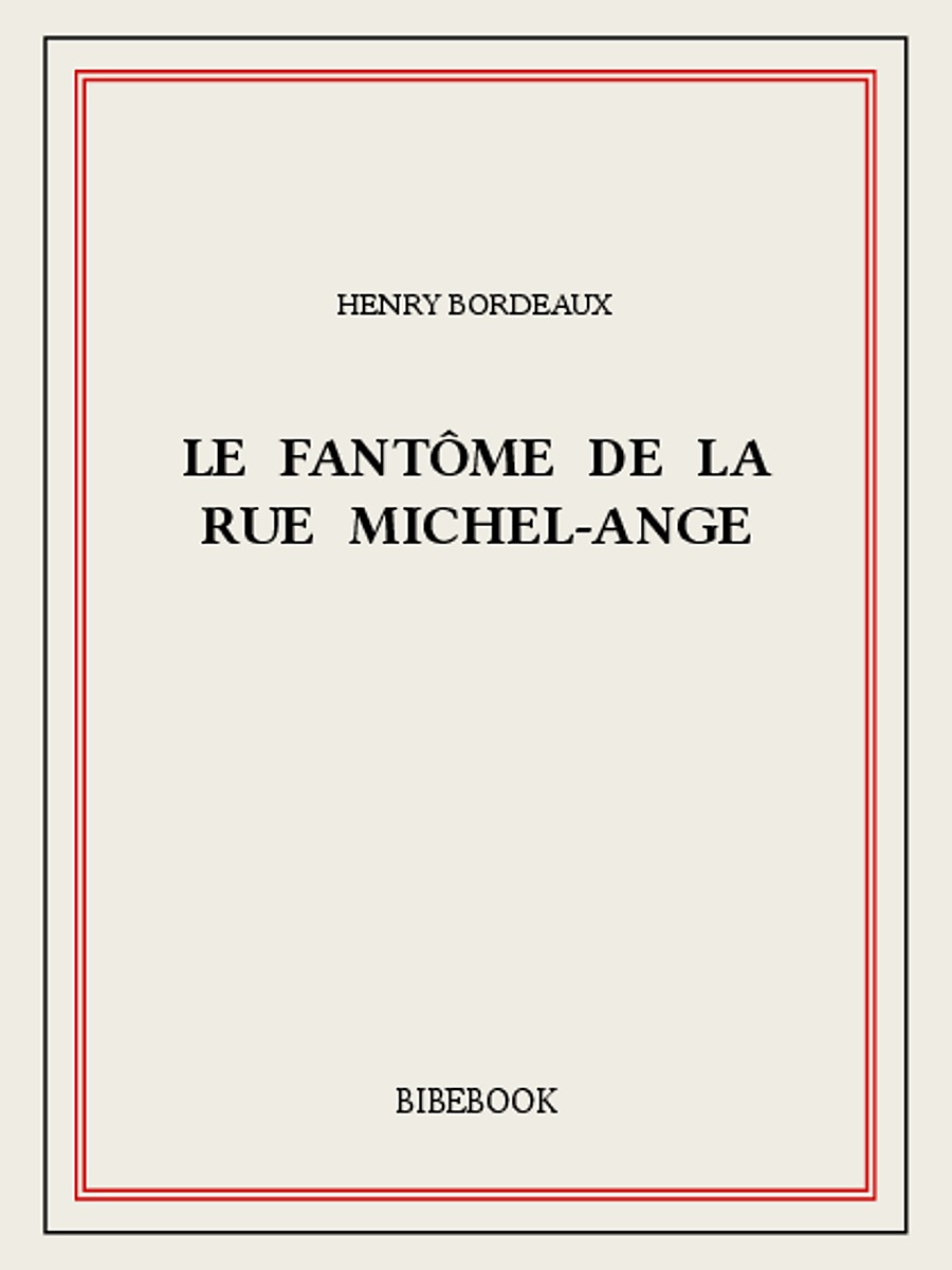 Le fantôme de la rue Michel-Ange