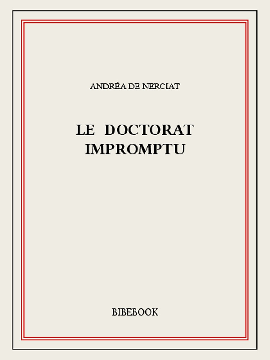 Le doctorat impromptu