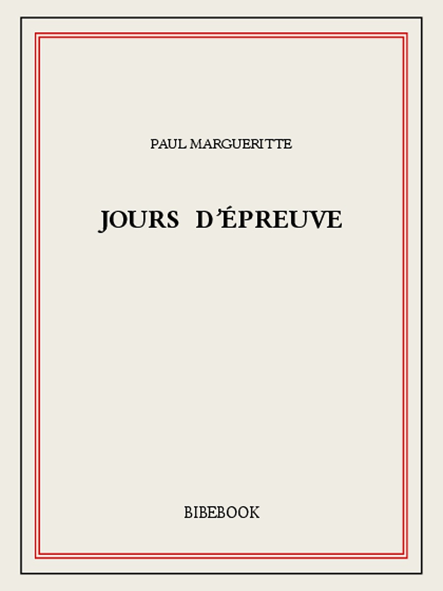 Jours d'épreuve