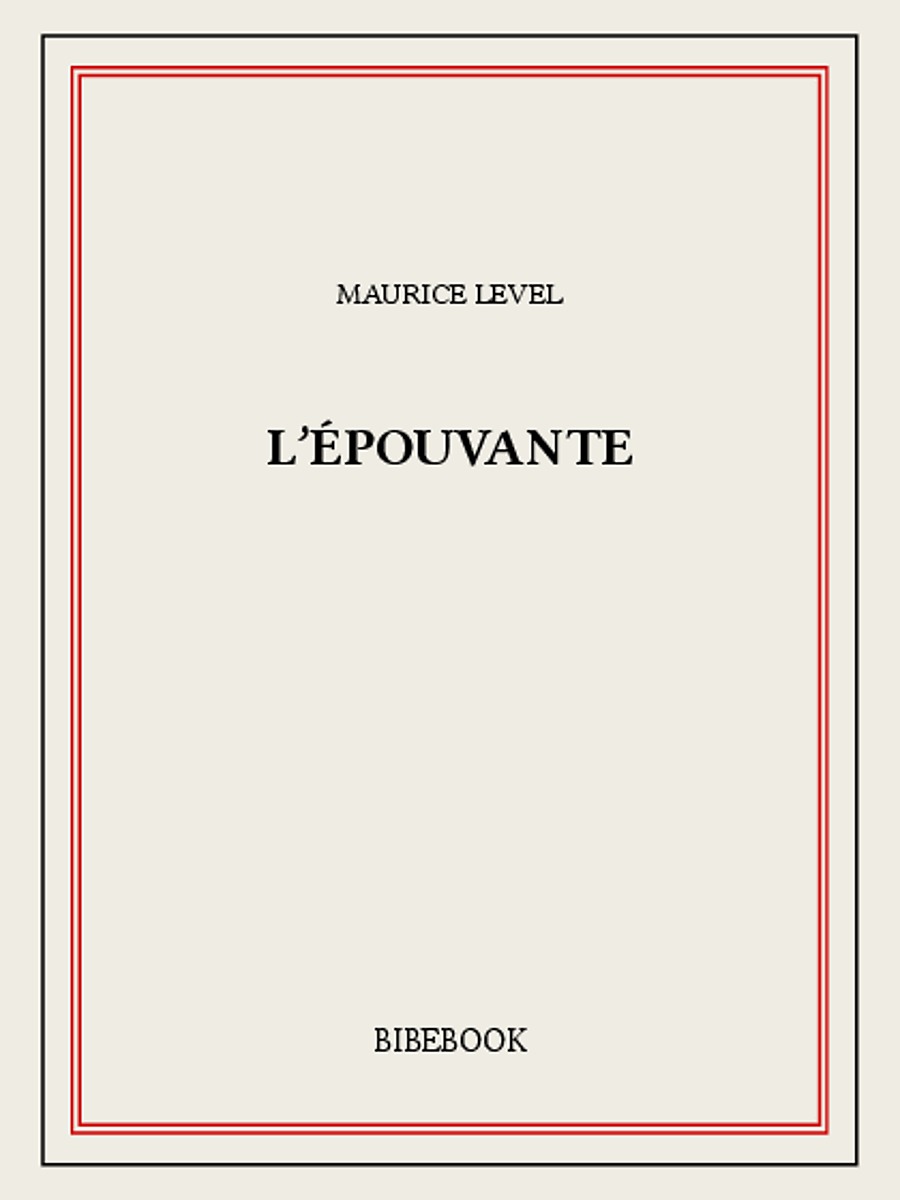 L'épouvante