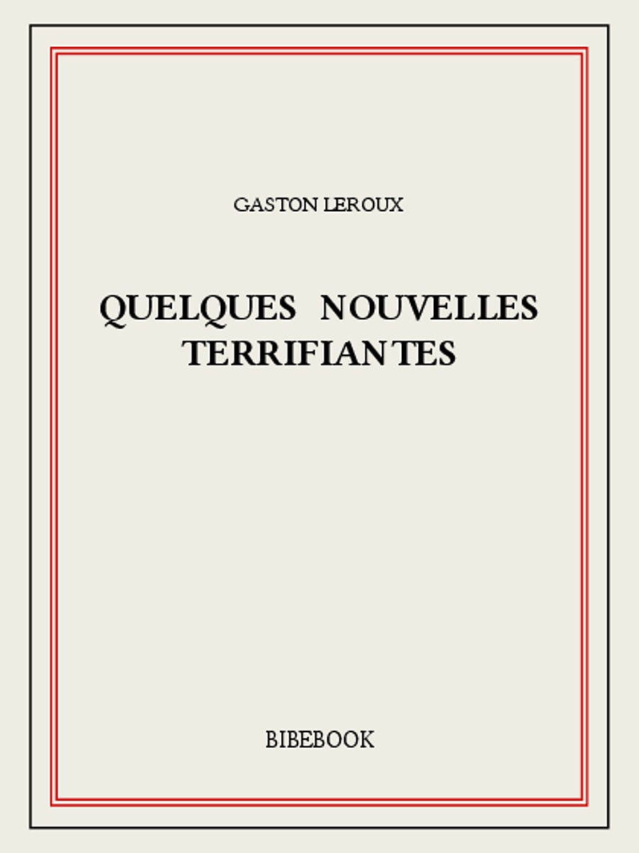 Quelques nouvelles terrifiantes