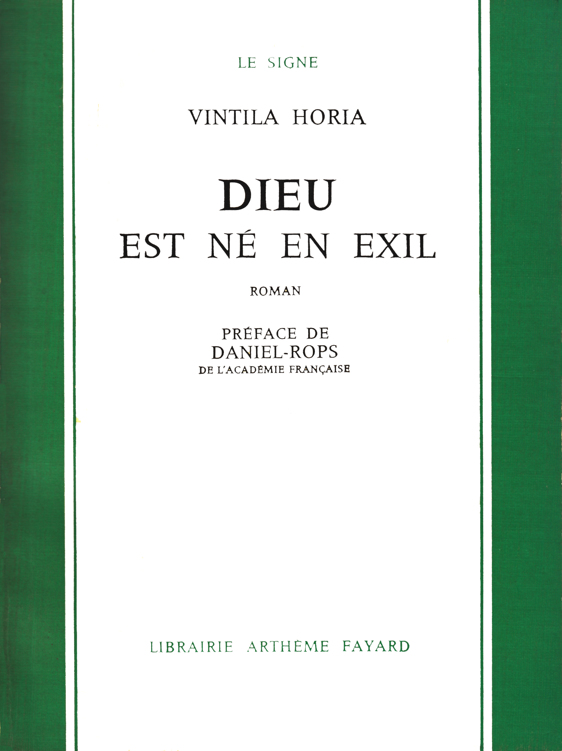 Dieu est né en exil