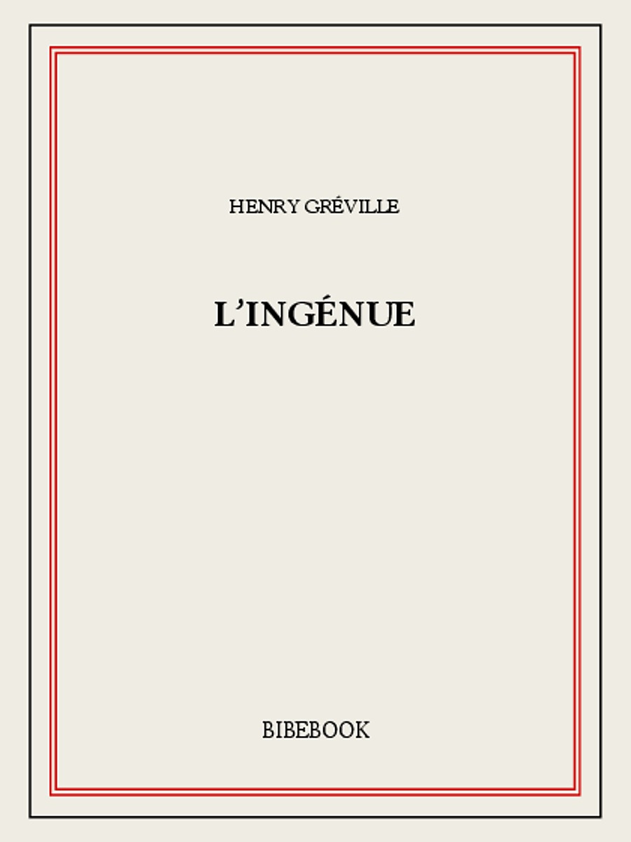 L'ingénue